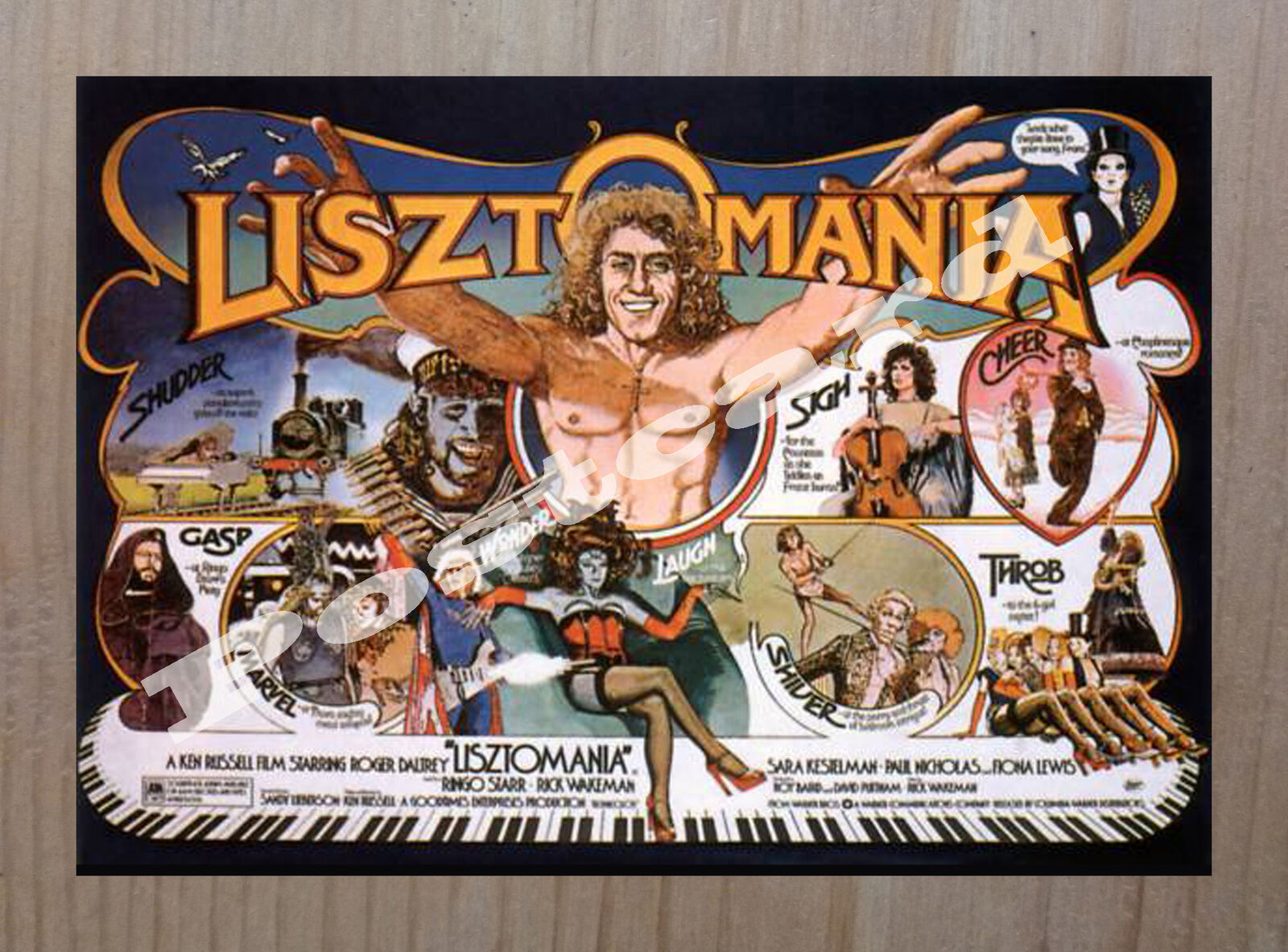 Historic Lisztomania 1975 Movie Advertising