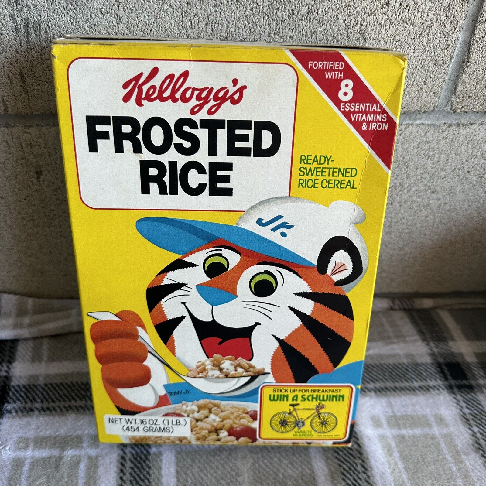 1979 1980 Kellogg's Frosted RICE cereal box Tony JR. empty used vintage 