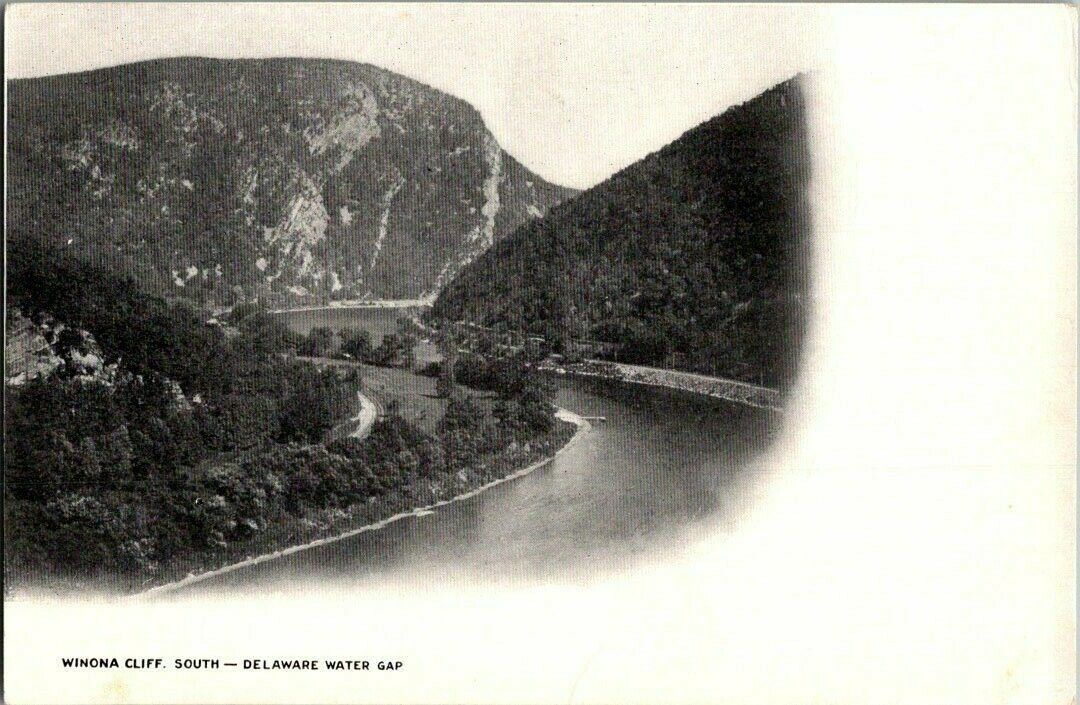 1905. WINONA CLIFF, SOUTH. DELAWARE WATER GAP.  POSTCARD TM24