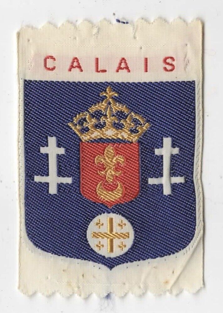 Calais France Patch WHT Bdr. [5D-1020]