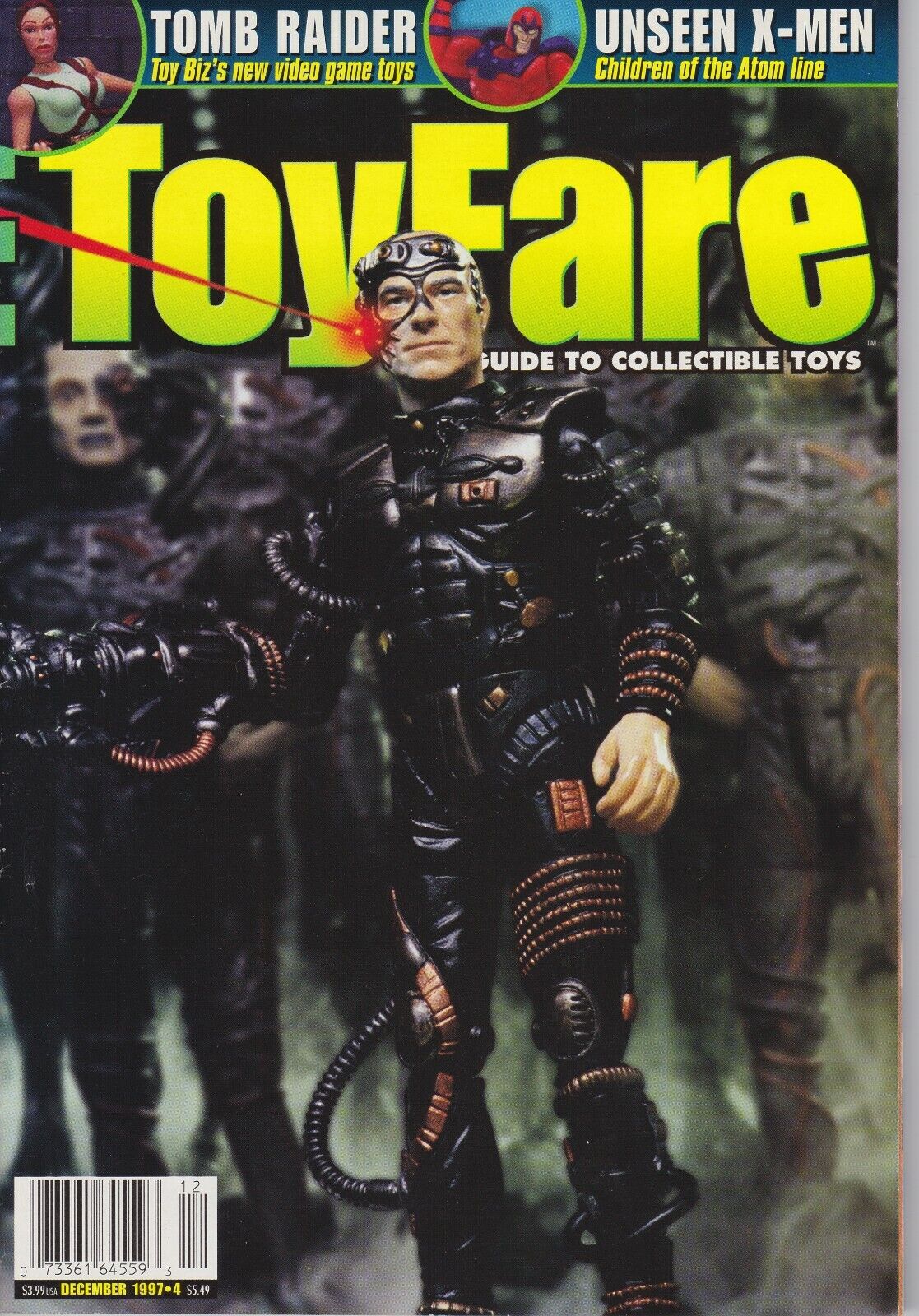 TOYFARE Magazine #4 December 1997 Locutus of Borg, Star Trek, Tomb Raider, X-Men