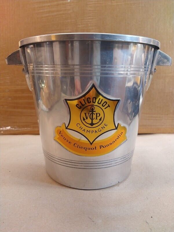 Vintage French Champagne Ice Bucket Cooler Made France VEUVE CLICQUOT - NICE