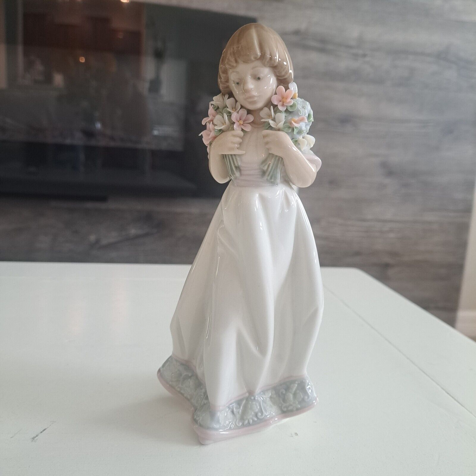 1987 Lladro Spain Limited Edition Spring Bouquet 7603 Figurine