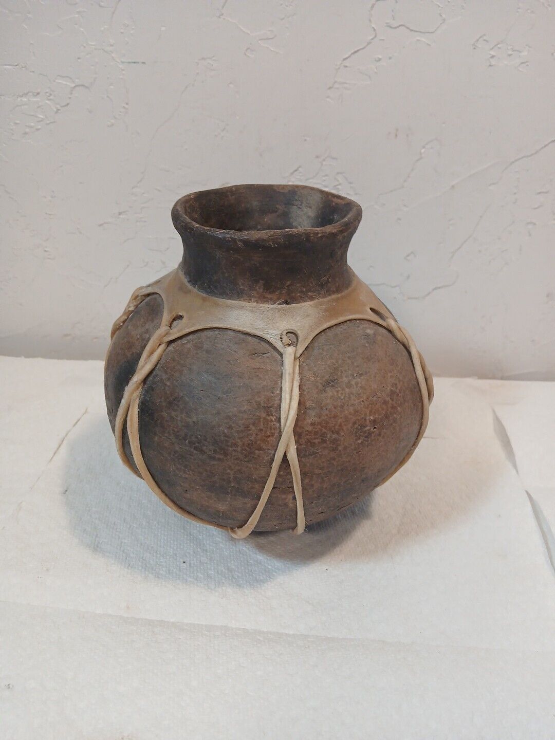 Vintage Tarahumara Olla Pottery Clay Pot