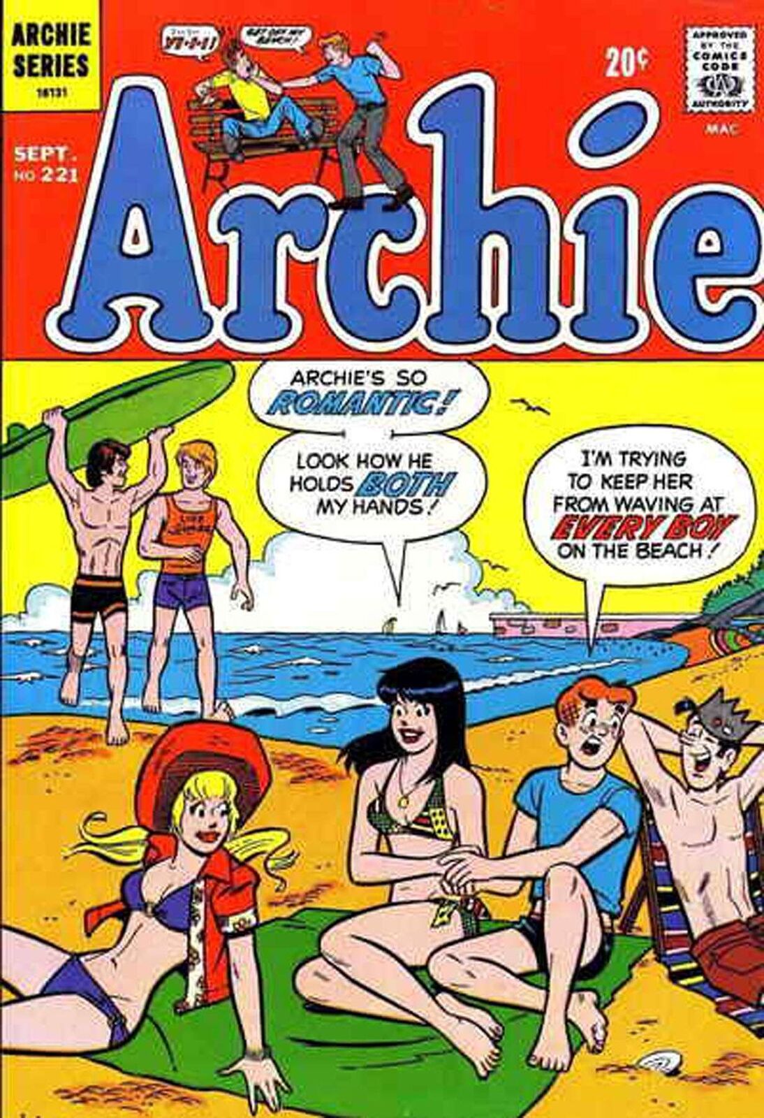 Archie #221 VG; Archie | low grade - September 1972 Bikini Cover - we combine sh