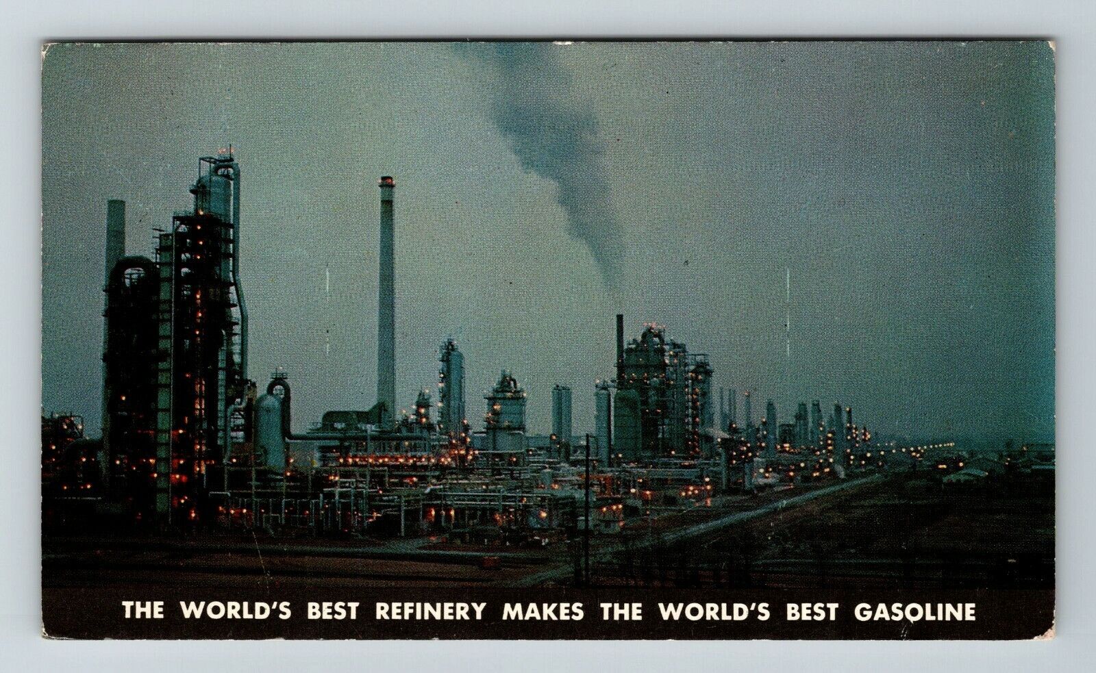 DE-Delaware, The World's Best Refinery, Outside Aerial View, Vintage Postcard