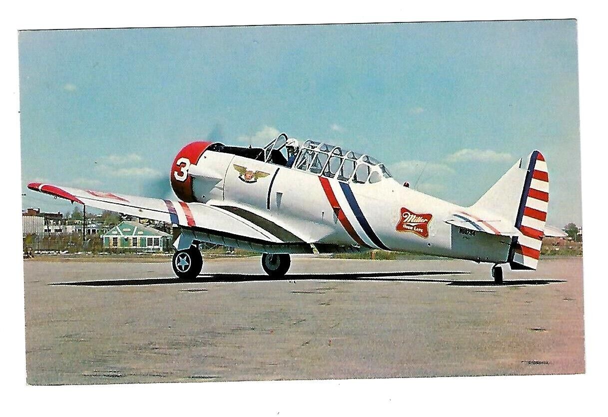 c1960's Aviation Postcard SNJ-2 Navy Trainer/Fighter Military Aircraft