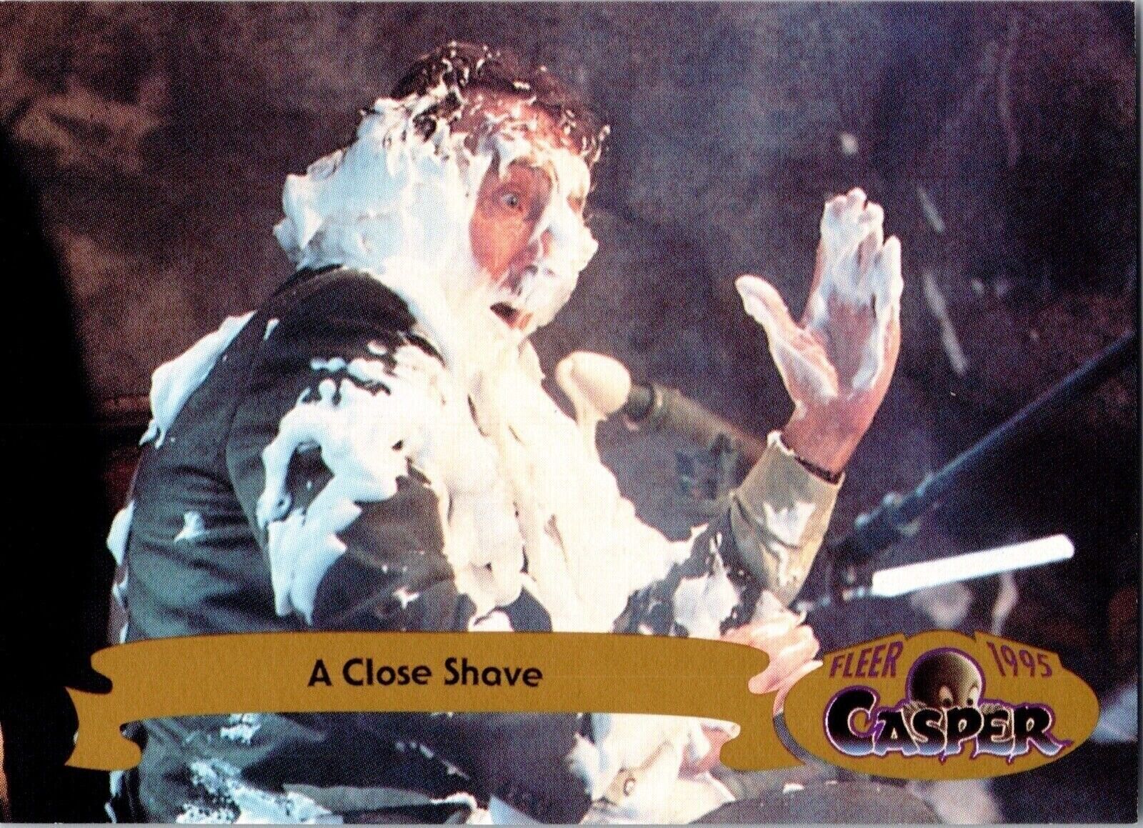 1995 A Close Shave 86 Casper Fleer Trading Card TC CC