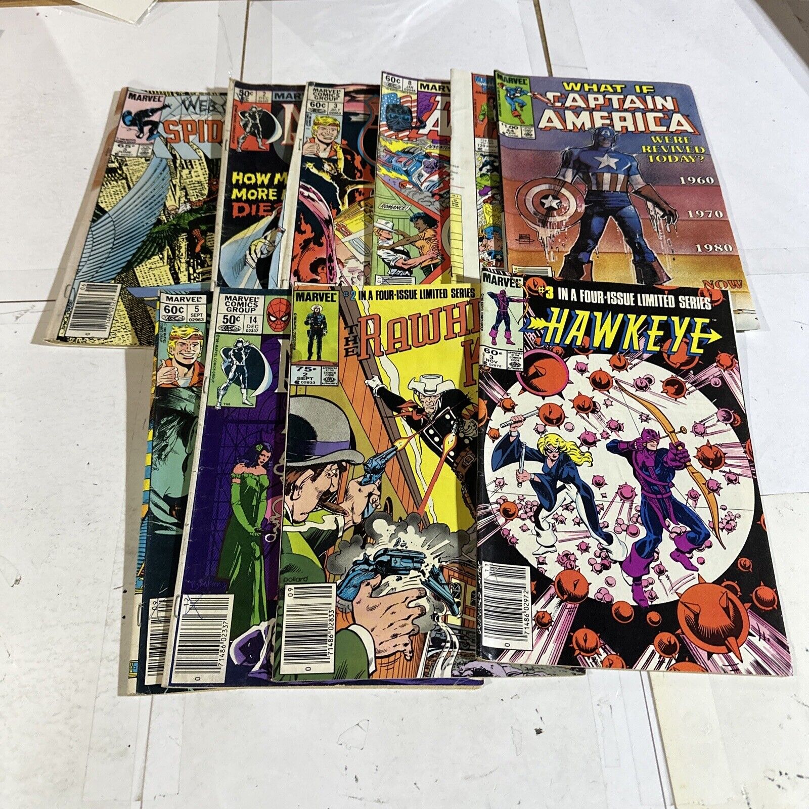 Marvel comic Lot Mixed 80s Cc-12-7    Low grade
