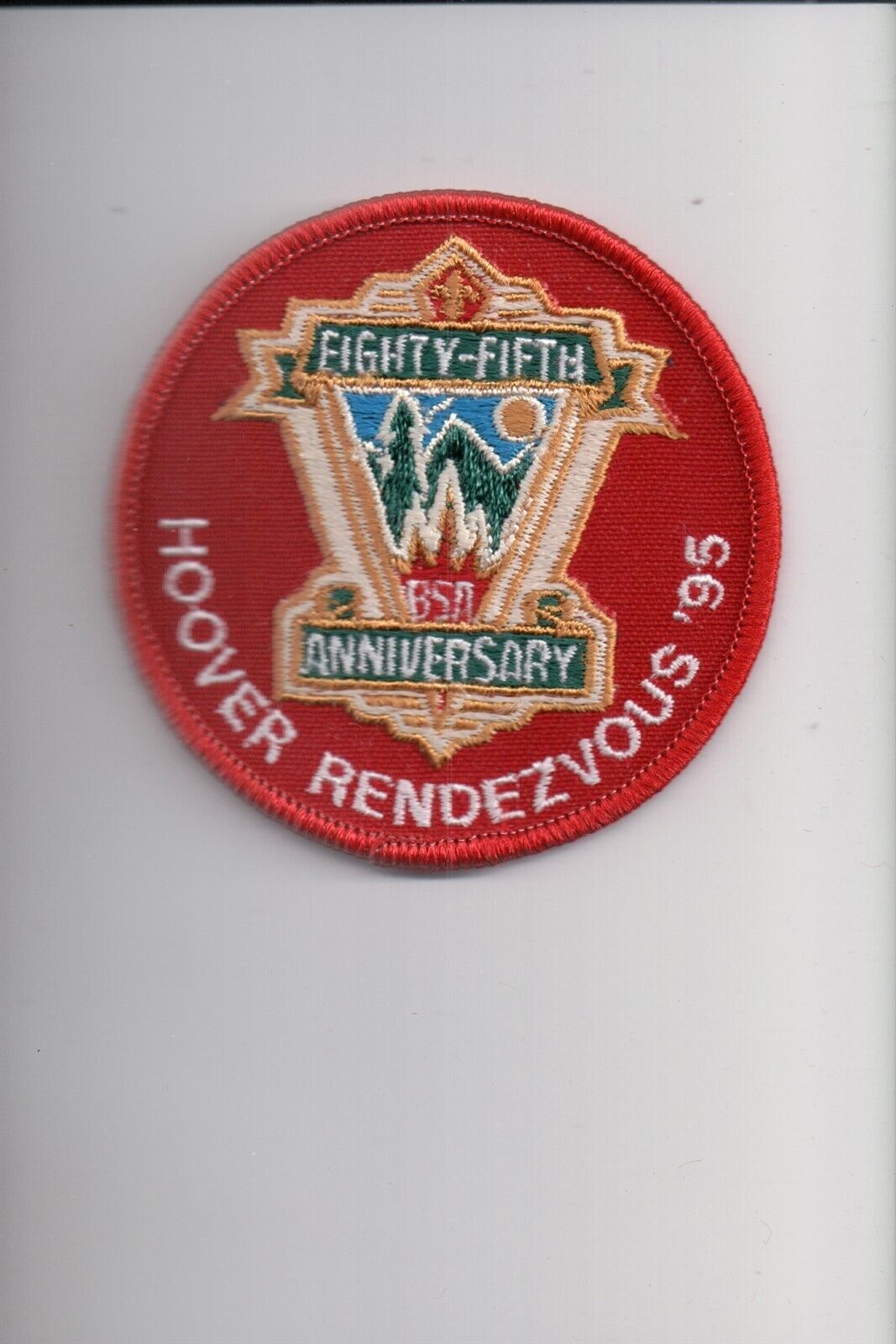1985 Hoover Rendezvous 85th Anniversary patch