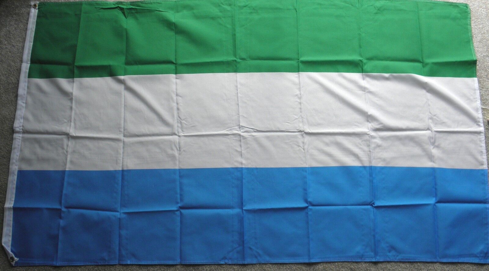 SIERRA LEONE POLYESTER INTERNATIONAL COUNTRY FLAG 3 X 5 FEET