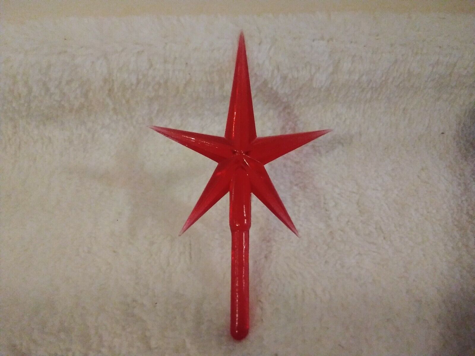 Medium RED Star for Ceramic Christmas Tree-Topper  