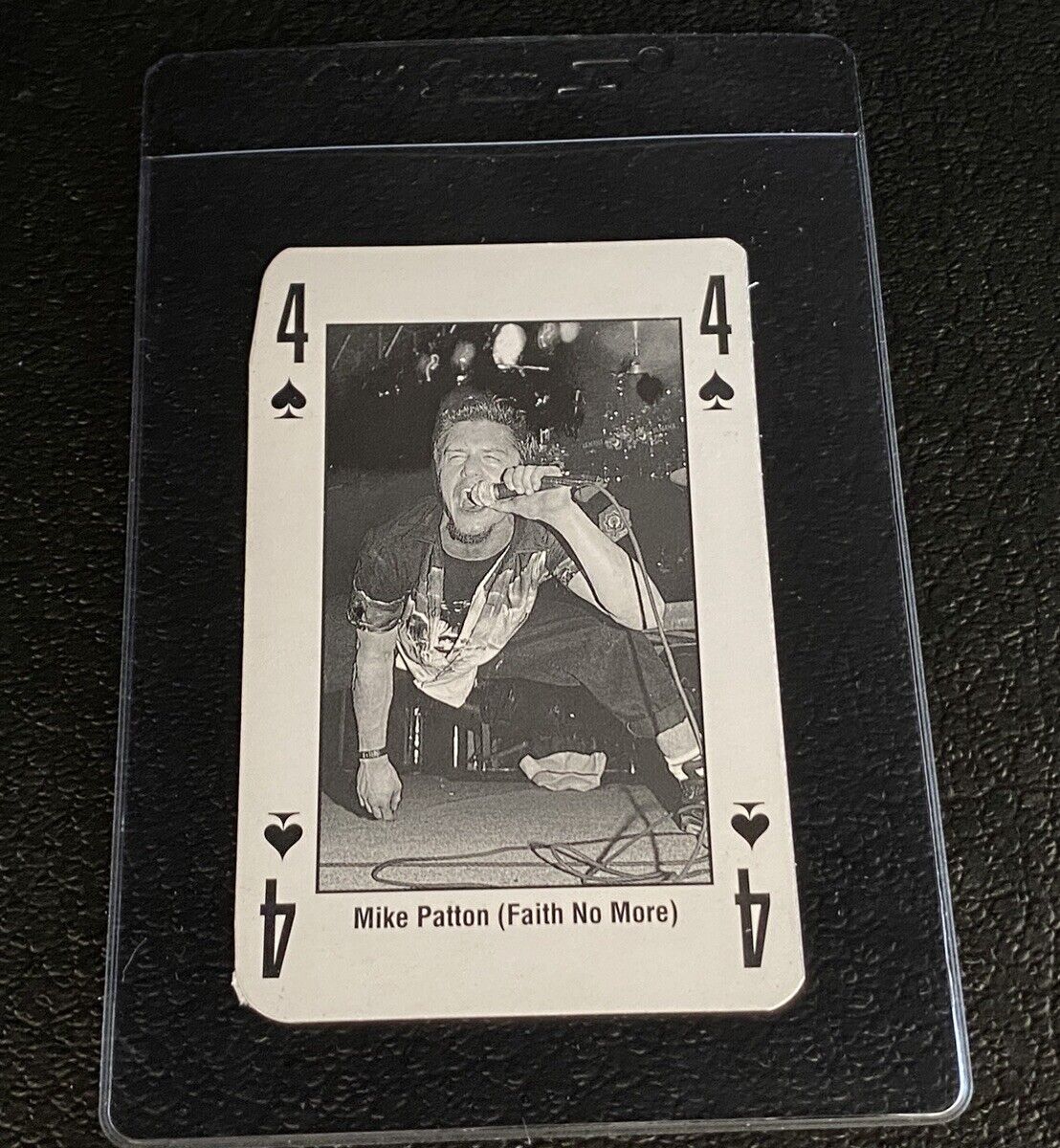 1993 Kerrang Card Mike Patton Faith No More The King Of Metal Playing Card Rock