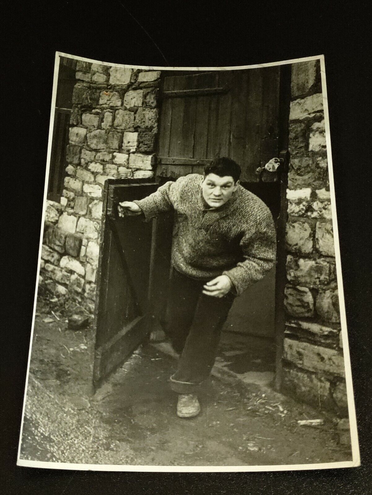 Vintage Press Photo of Bruce Woodcock boxer 