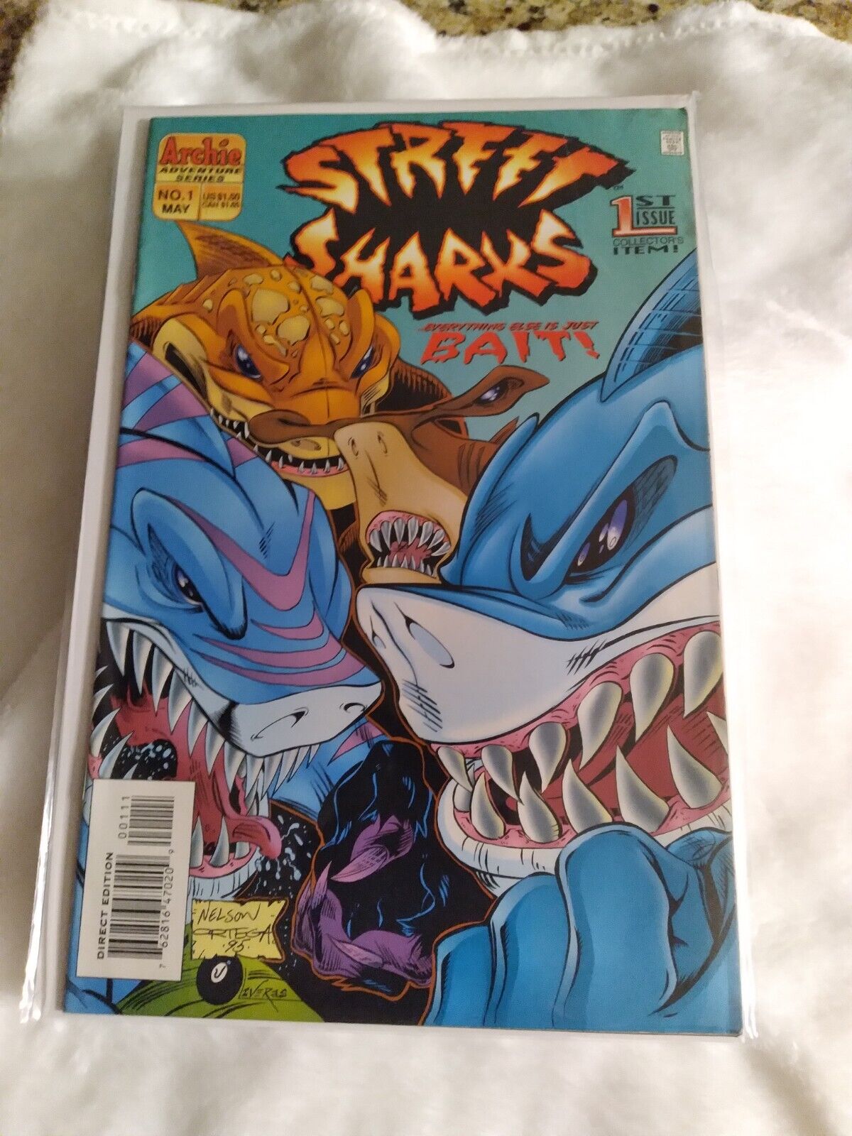 ARCHIE COMICS STREET SHARKS #1 MAY 1996 RARE