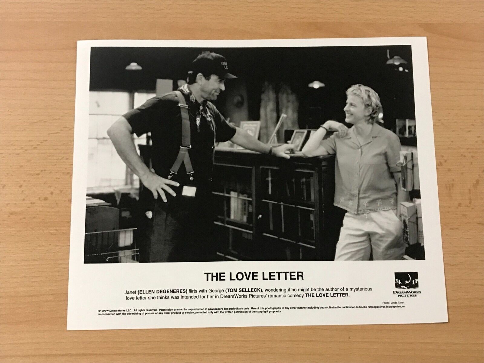 1999 DreamWorks-Tom Selleck The Love Letter -Movie Press/Promo 8x10 Photo