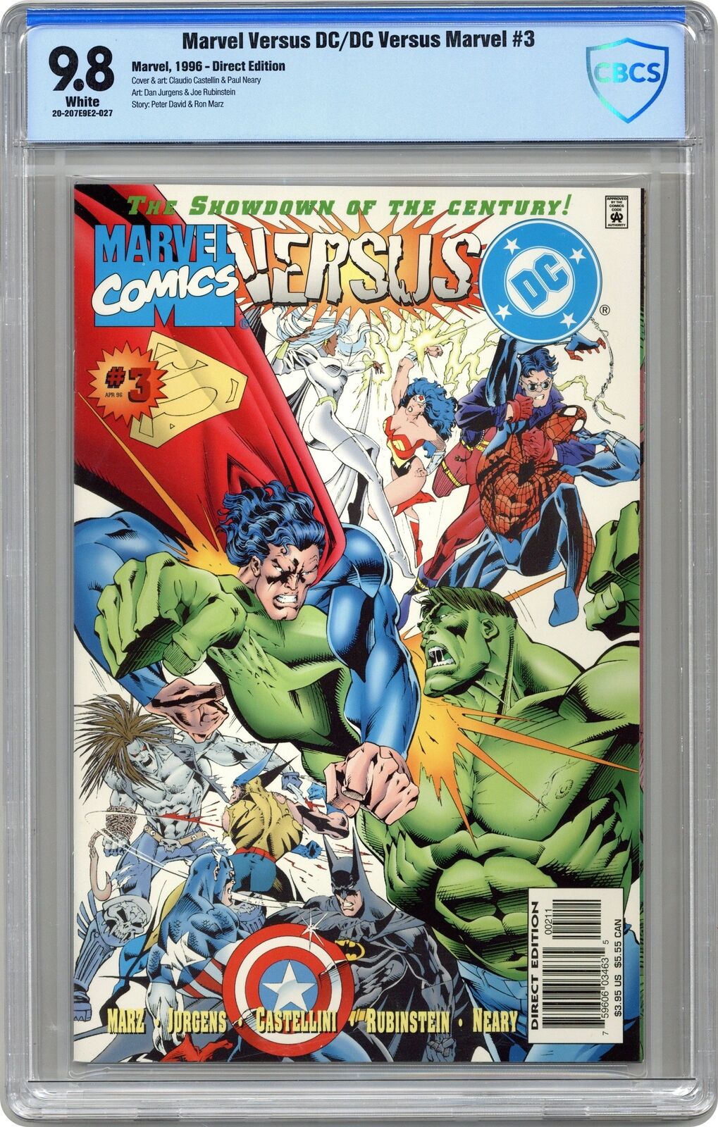 Marvel vs. DC #3 CBCS 9.8 1996 20-207E9E2-027