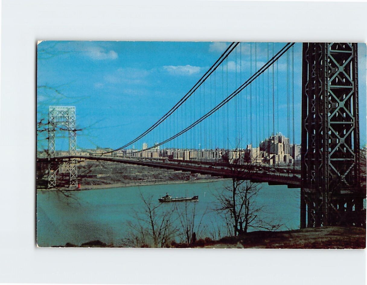 Postcard George Washington Bridge