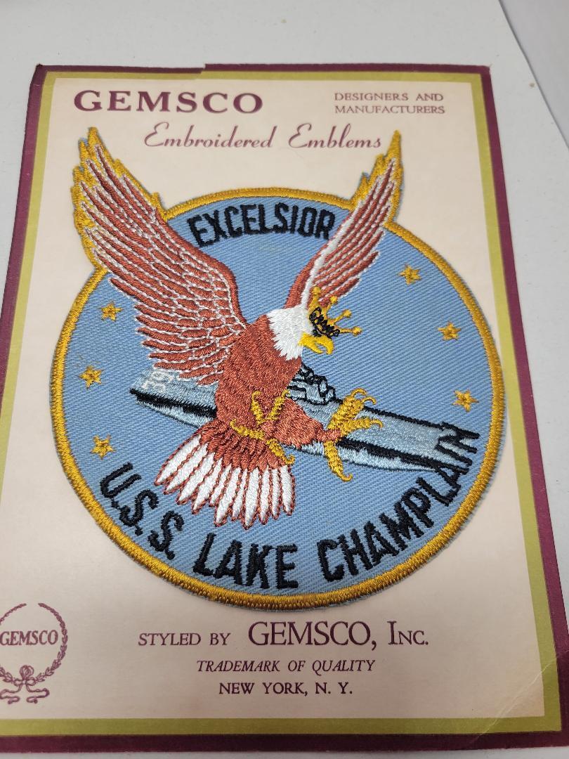 Gemsco EXCELSIOR U.S.S. LAKE CHAMPLAIN Patch