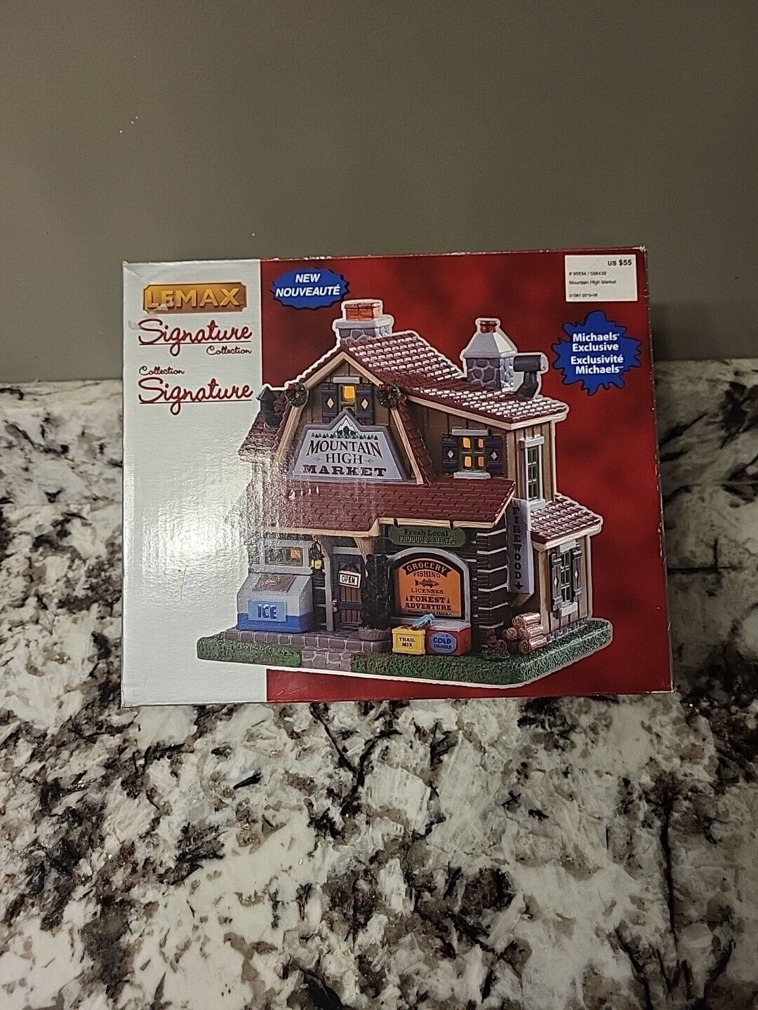 New In Box Lemax Mountain High Market Building 95534 Signature Collection 2019 
