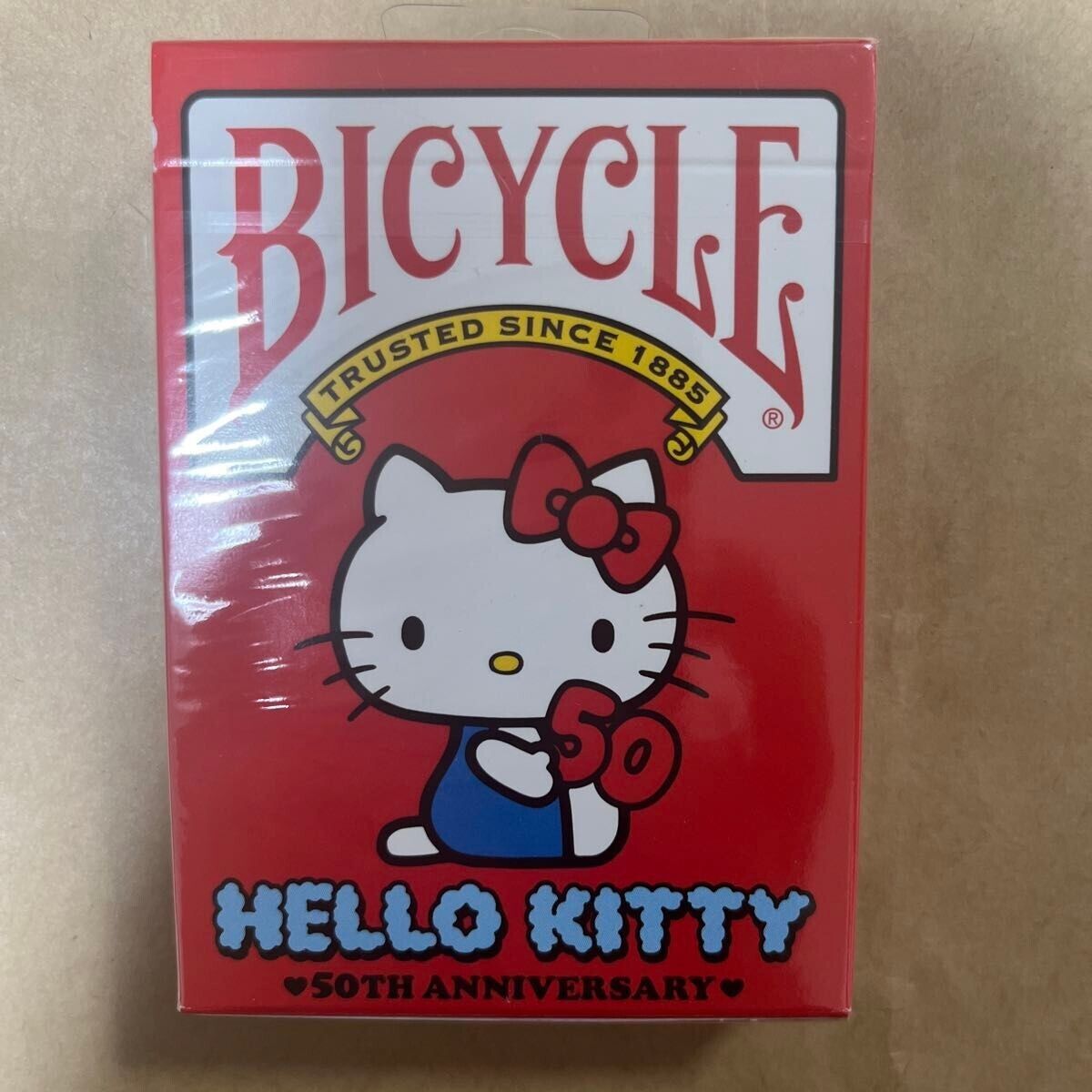 Bicycle Hello Kitty Playing Cards 50th Anniversary of Hello Kitty New