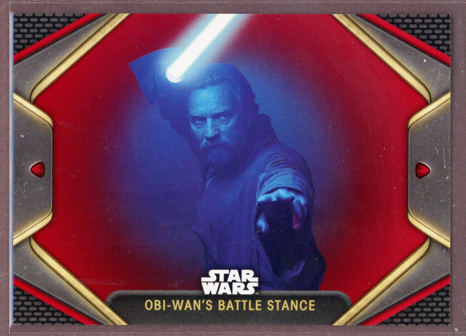 2023 Topps Star Wars Obi-Wan Kenobi Red SP #89 Obi-Wan\'s Battle Stance/99