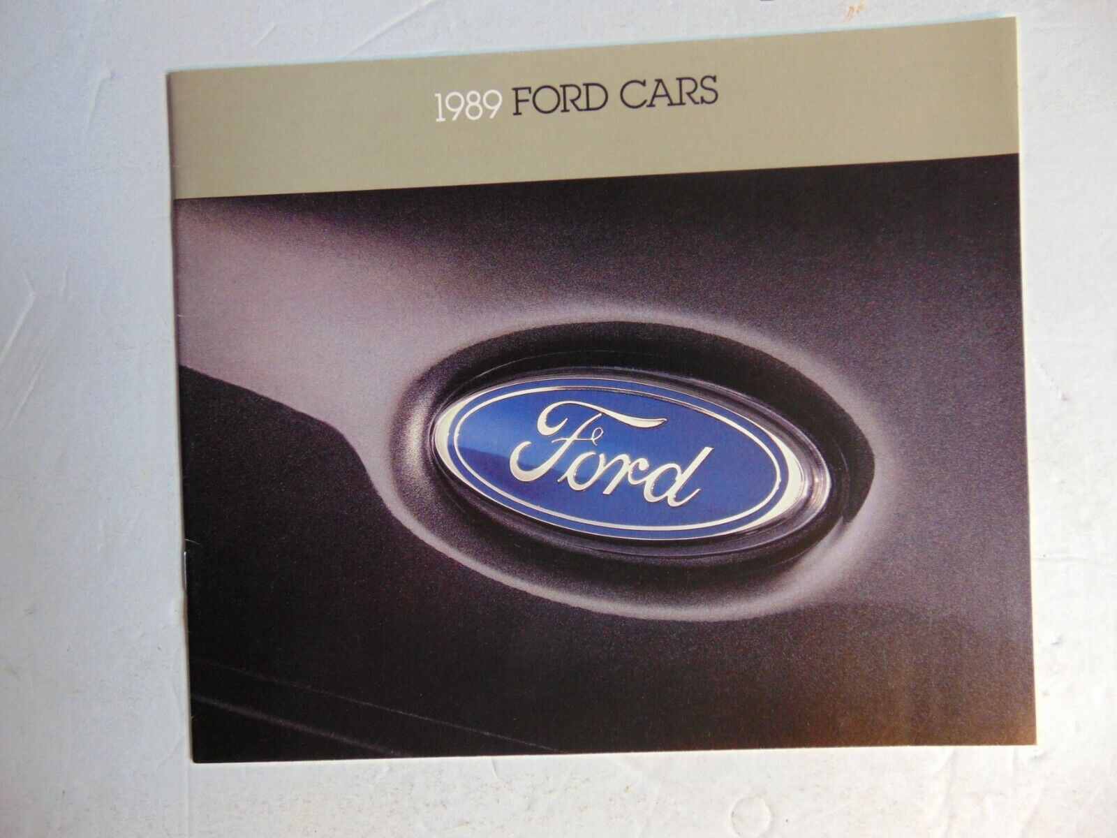 1989 FORD CARS Original Car Dealer Sales Brochure 