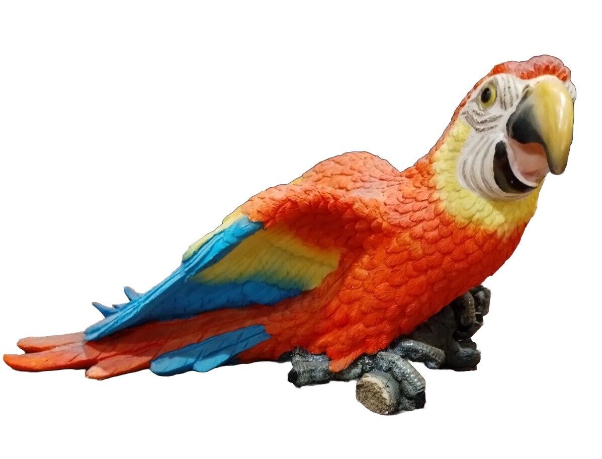 Vintage Ceramic Parrot, Coupled Parrots, Perched Cockatiels Couple Are Ceramic 