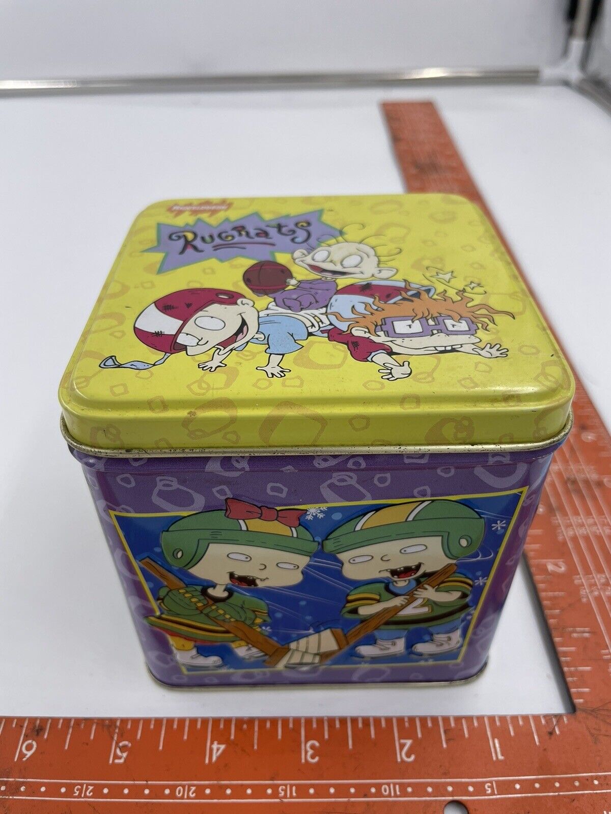 Vintage 1999 Viacom Nickelodeon Rugrats Collectors Tin Trinket Box
