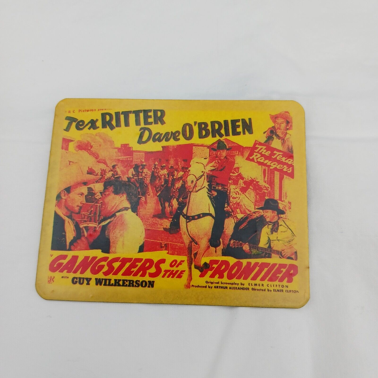 Tex Ritter Mini Tin Sign Magnet 2-1/2