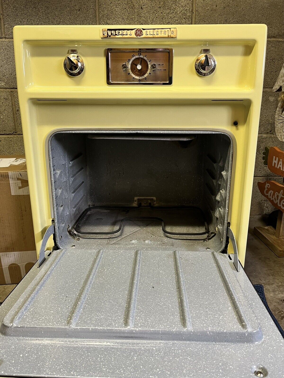 Vintage 1955 General Electric built In Oven
