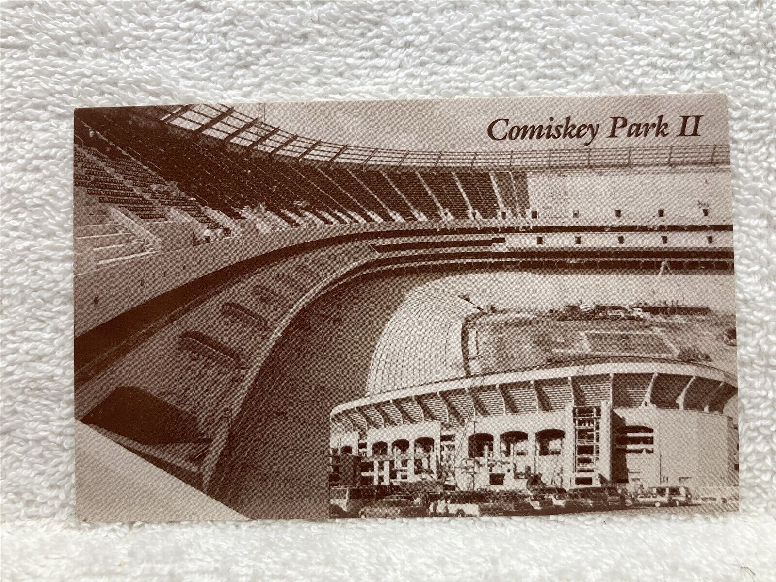 1991 Ballpark Nostalgia Postcard Comiskey Park II Chicago White Sox 008 Vtg