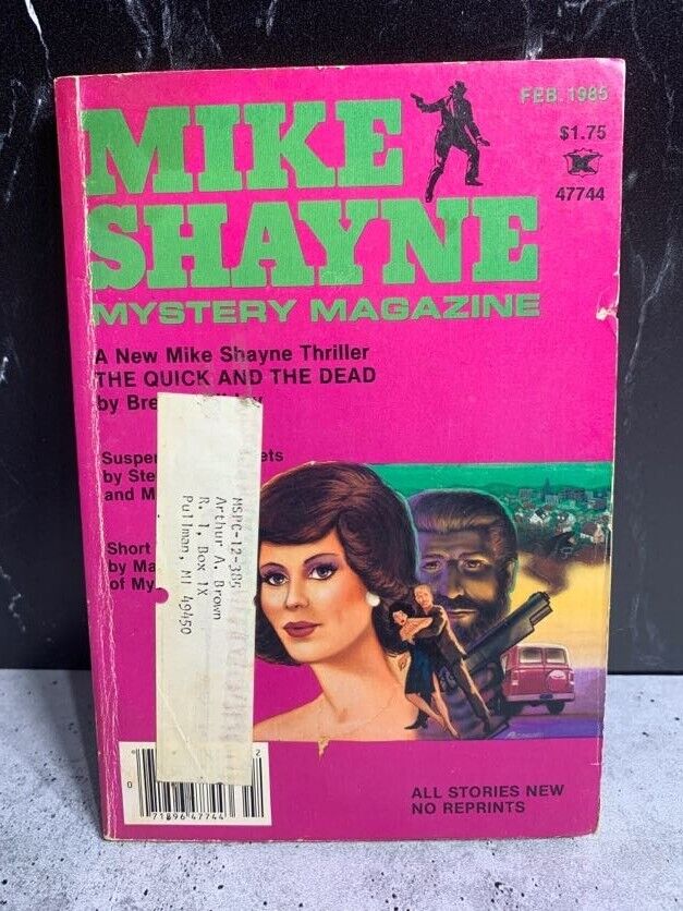 Mike Shayne Mystery Magazine - February 1985 - The Quick and the Dead - RARE