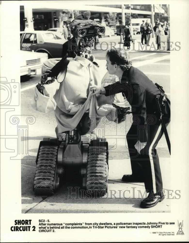 1988 Press Photo A scene from the film, \