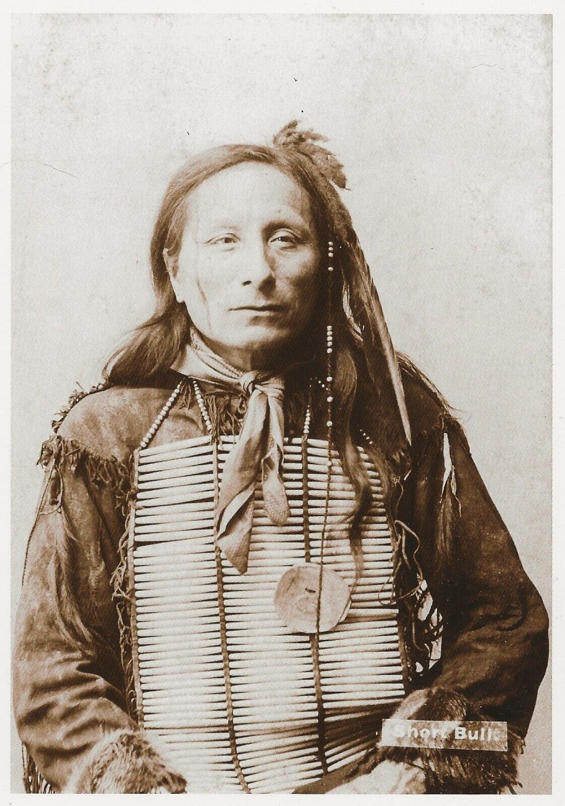 Postcard Short Bull, Brule Sioux (Lakota) Medicine Man, Ghost Dance Leader MINT