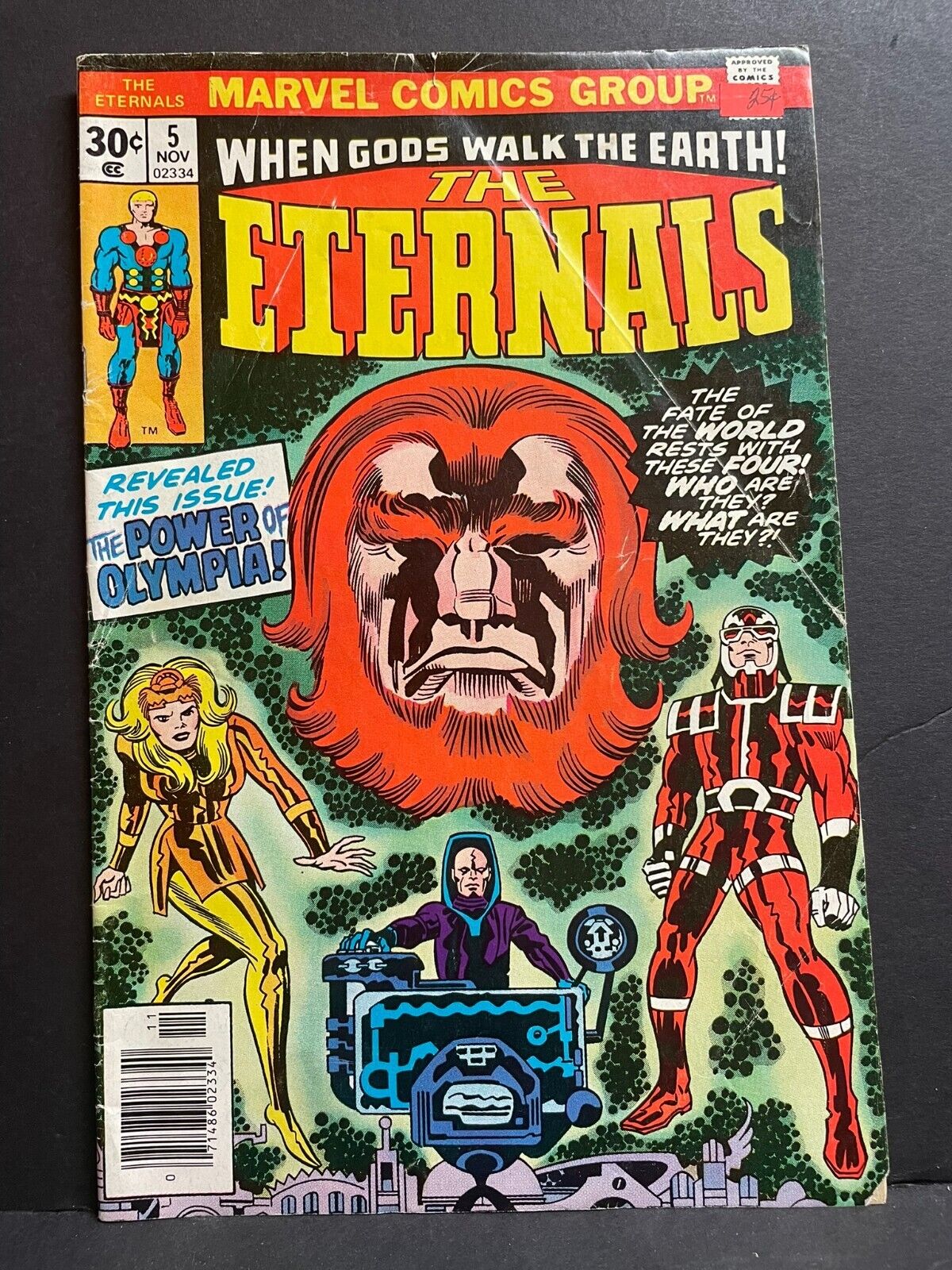 Eternals #5 Jack Kirby Art  VG+  1976  Mid Grade Marvel Comic