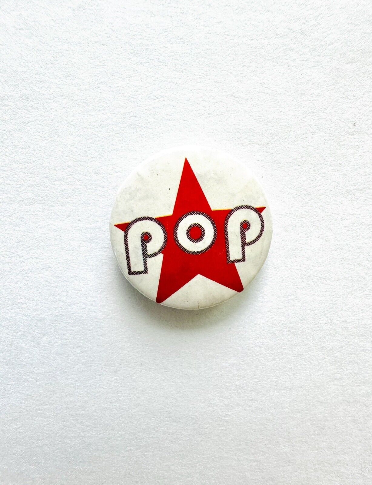 Vintage Pop Star Button Pin