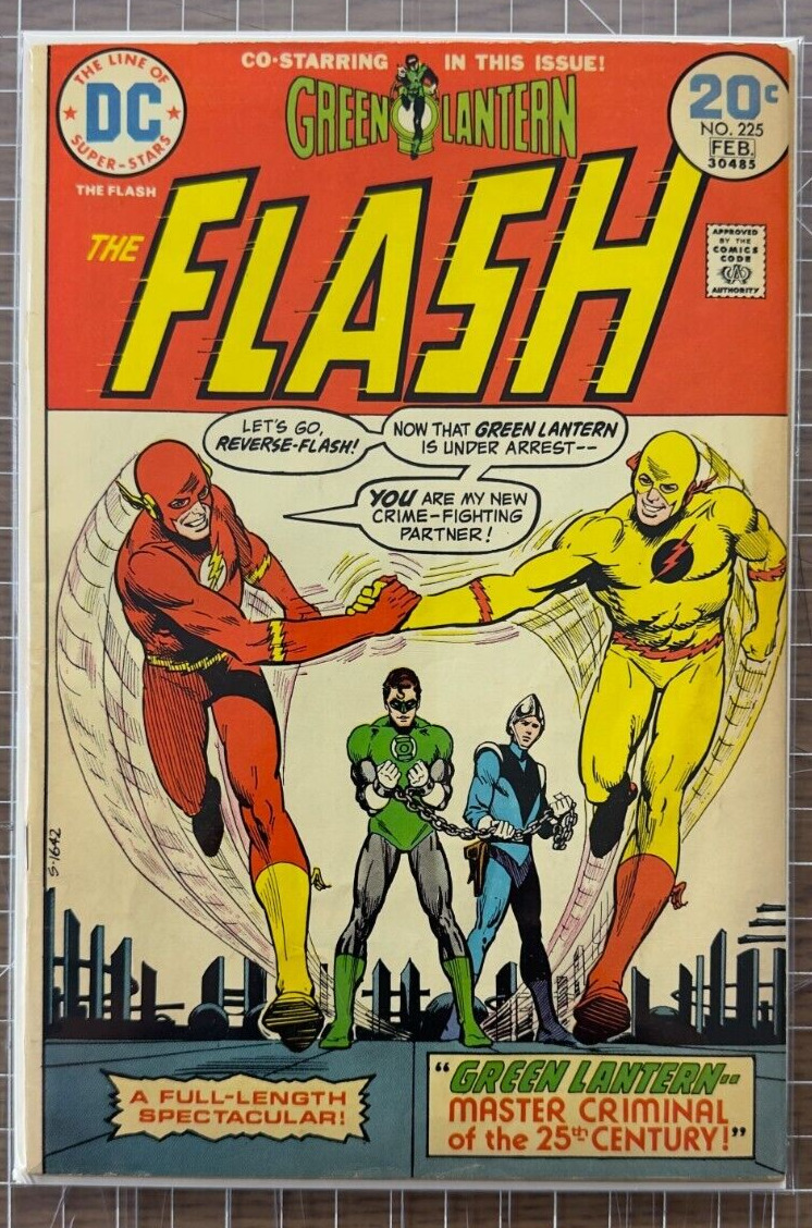 Flash #225 Green Lantern Professor Zoom Nick Cardy Art DC Comics 1974 5.0-6.0