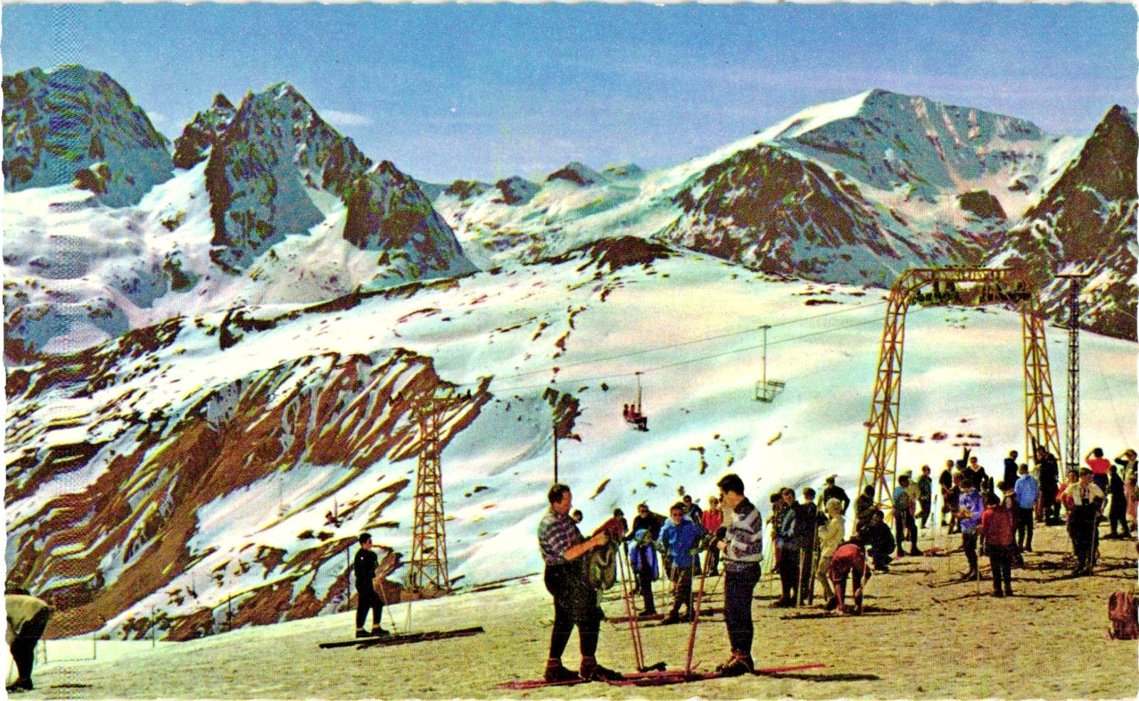 74 . CHAMONIX. TOP OF THE COL DE LA BALME