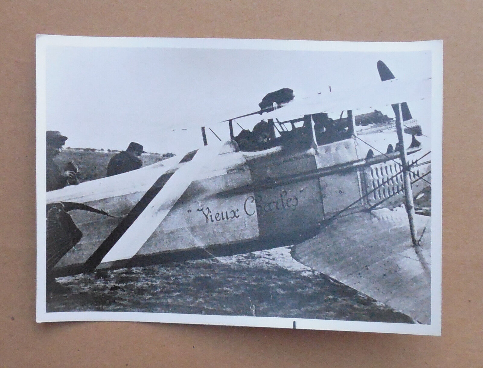 CAPT GEORGES GUYNEMER SPAD 7 FRANCE AIRPLANE PILOT VINTAGE WORLD WAR I PHOTO WW