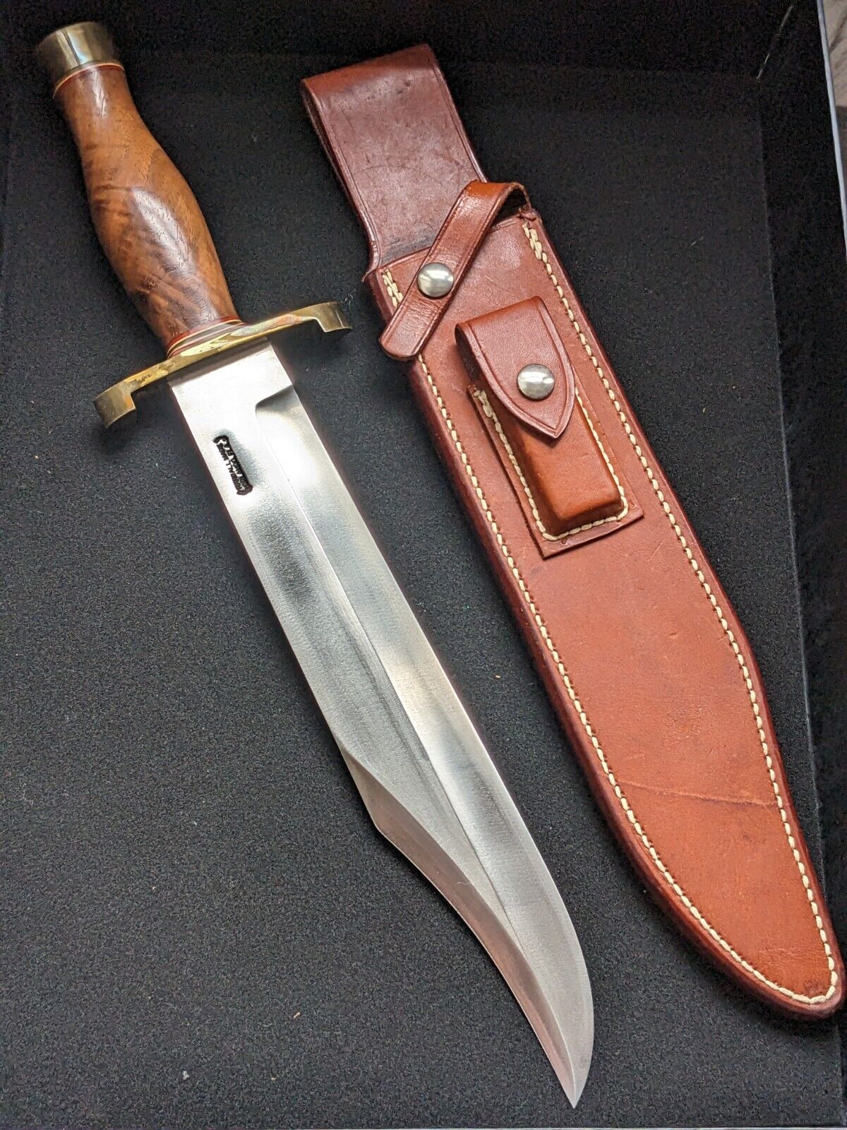 Rare Randall Made Knives Model 12-11C Confederate Bowie Knife Johnson Roughback