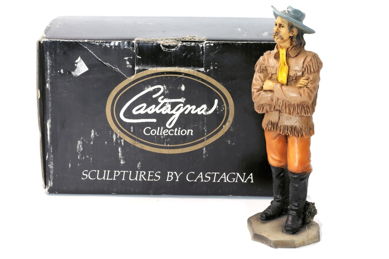 Italian Castagna Western Custer Figurine Collectible