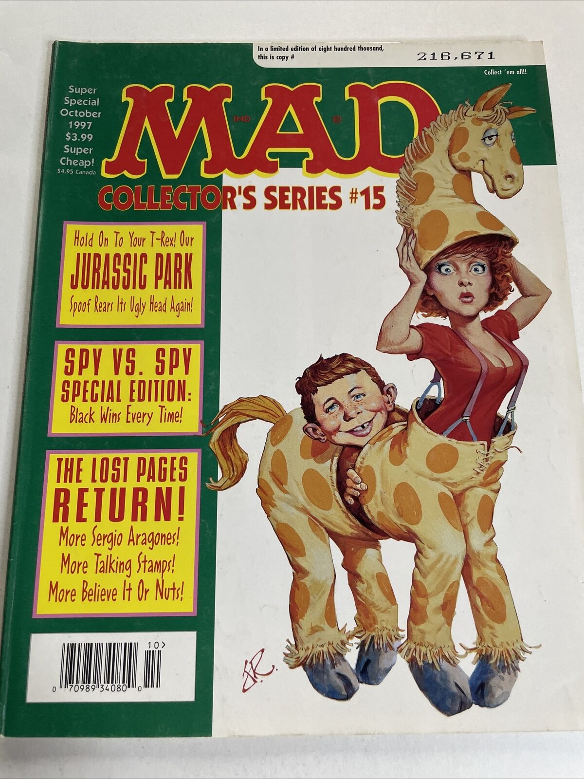 MAD Magazine Super Special October 1997 Jurassic Park #15