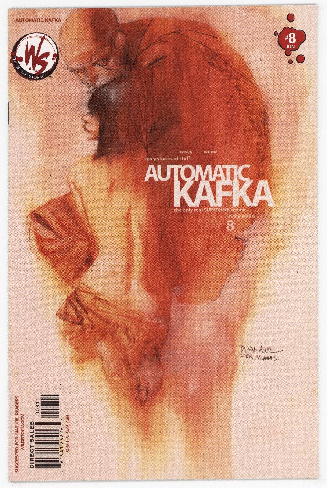Automatic Kafka #8 VFNM 9.0 2002 Ashley Wood Cover