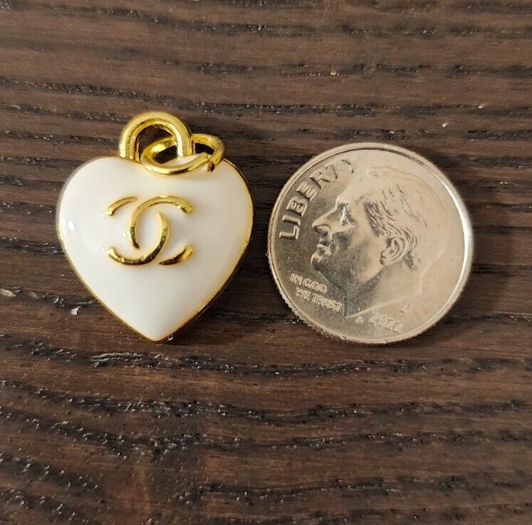 Chanel 1pcs Vintage Buttons and Zipper Pulls Stamped