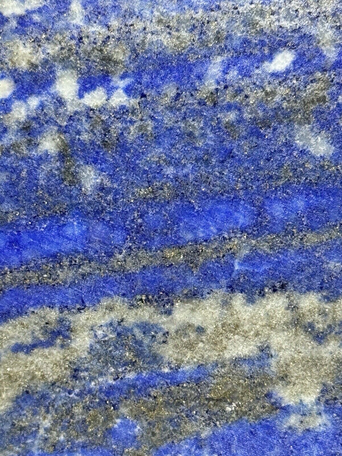LAPIS LAZULI SLAB 💙 10.82oz UNPOLISHED Cabbing Lapidary Rough Rock Mineral Blue