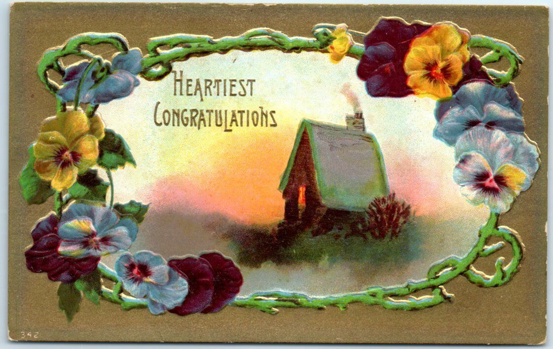 Postcard - Heartiest Congratulations