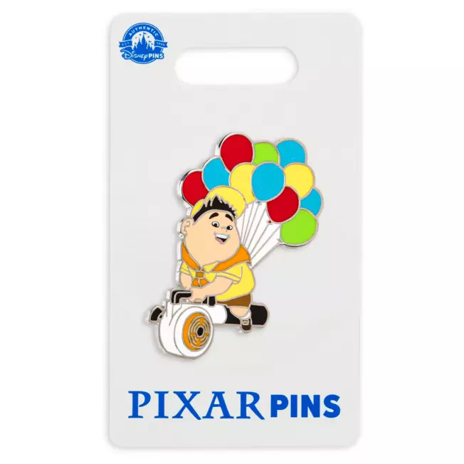 Disney Parks Pixar Russell Balloons Leaf Blower Trading Pin Open Edition - NEW