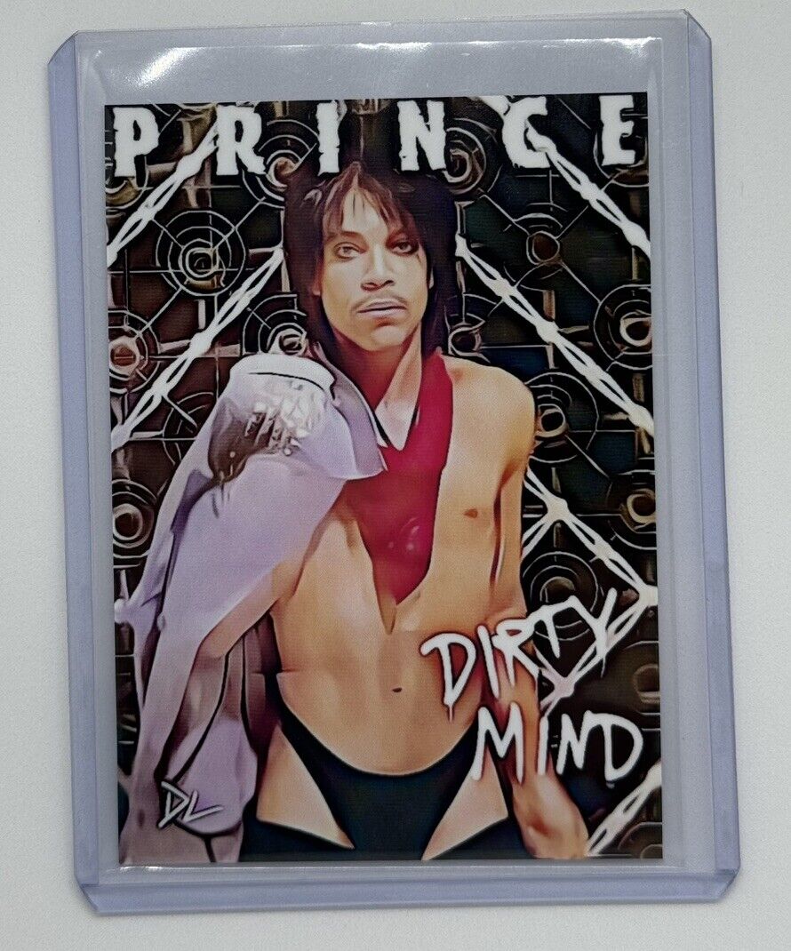 Prince Limited Edition Artist Signed “Dirty Mind” Trading Card 2/10
