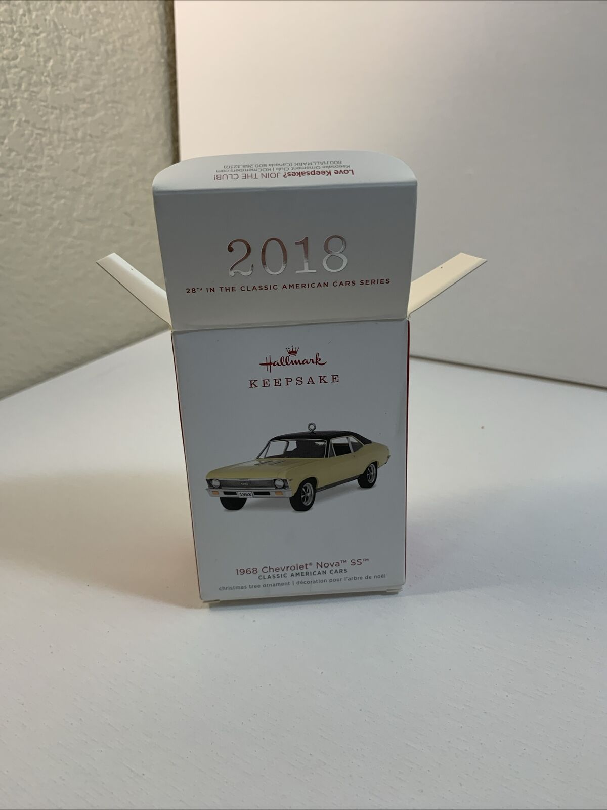 2014 Hallmark 1965 FORD MUSTANG Ornament 50 Year Anniversary Mint in Box